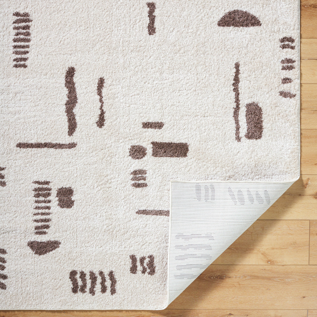 Fossay Washable Shag Rug | FSG | Abstract Shapes