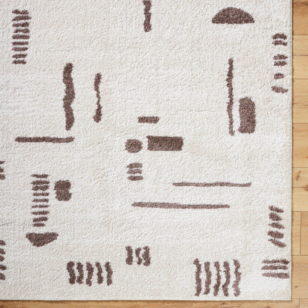 Fossay Washable Shag Rug | FSG | Abstract Shapes