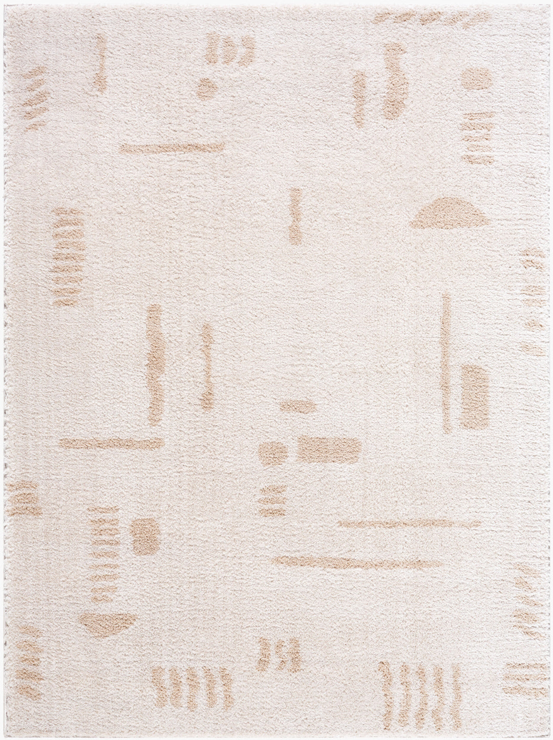 Fossay Washable Shag Rug | FSG | Abstract Shapes