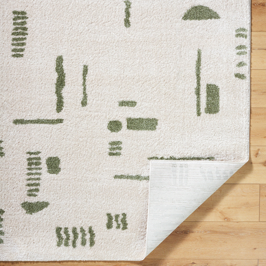 Fossay Washable Shag Rug | FSG | Abstract Shapes