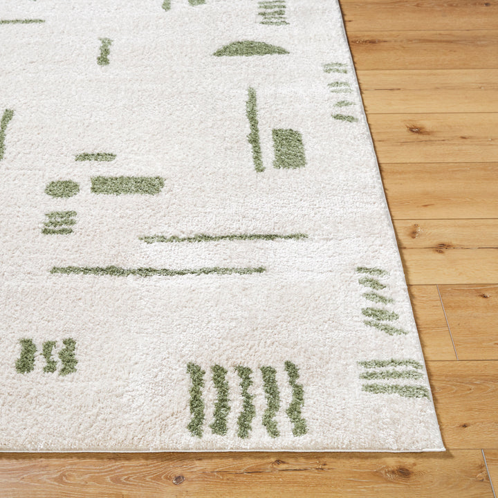 Fossay Washable Shag Rug | FSG | Abstract Shapes