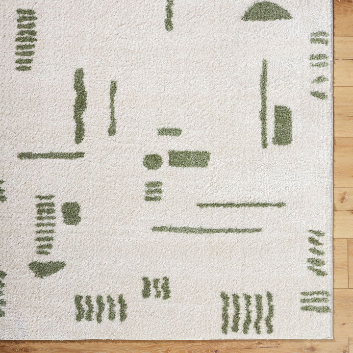 Fossay Washable Shag Rug | FSG | Abstract Shapes