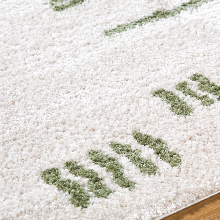 Fossay Washable Shag Rug | FSG | Abstract Shapes