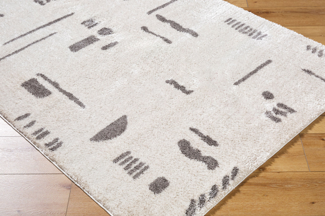 Fossay Washable Shag Rug | FSG | Abstract Shapes