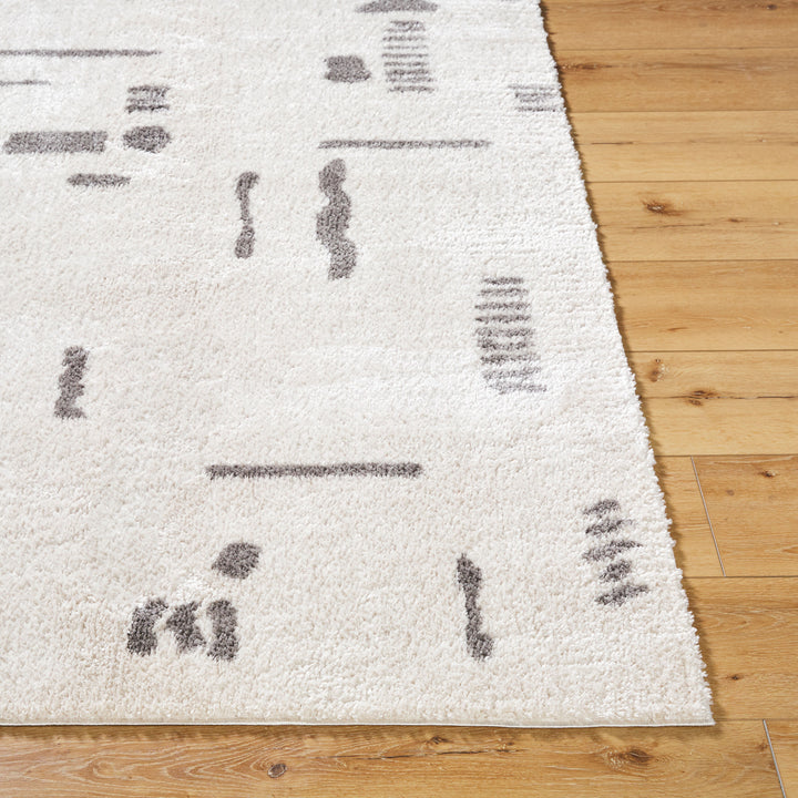 Fossay Washable Shag Rug | FSG | Abstract Shapes