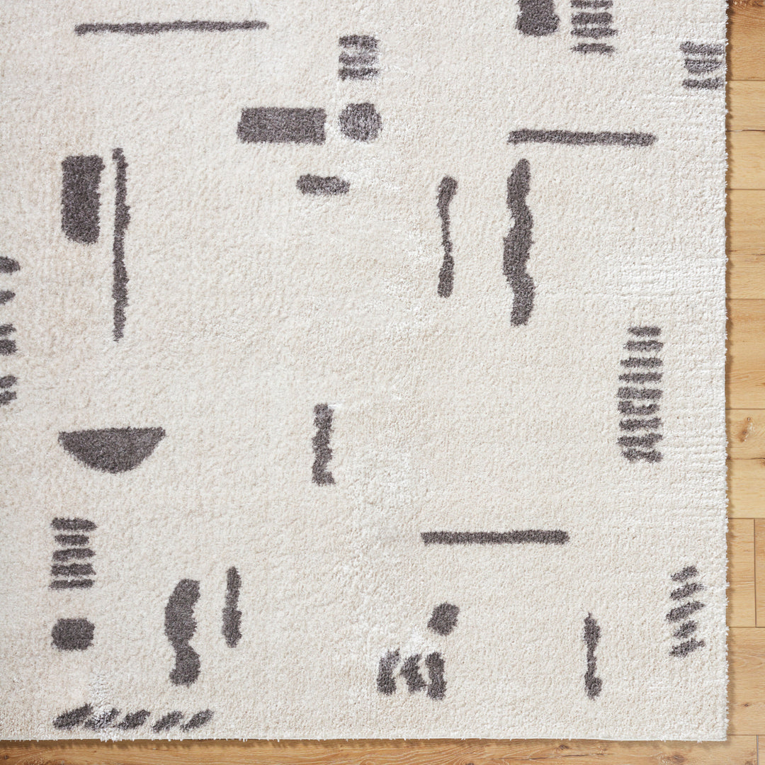 Fossay Washable Shag Rug | FSG | Abstract Shapes