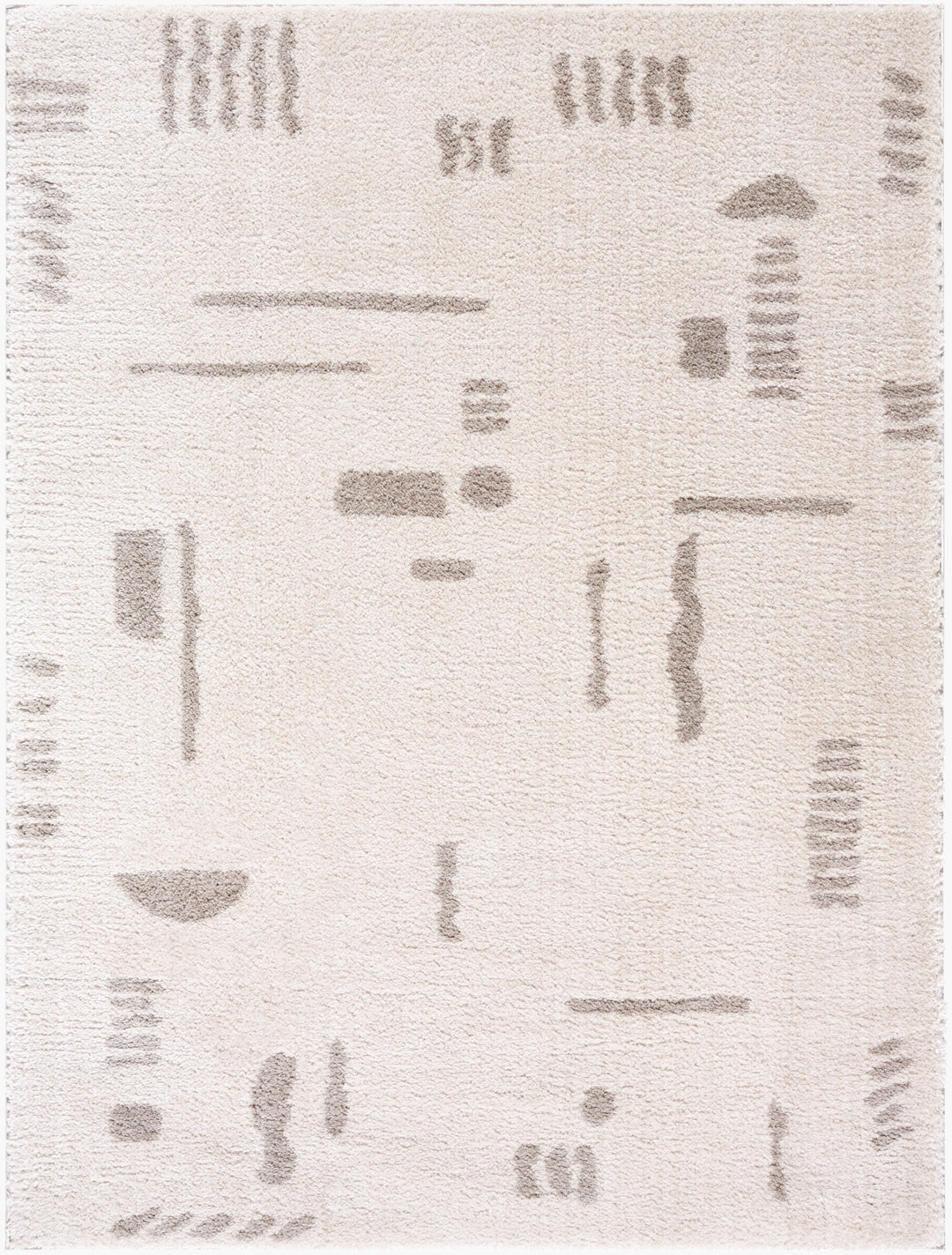 Fossay Washable Shag Rug | FSG | Abstract Shapes