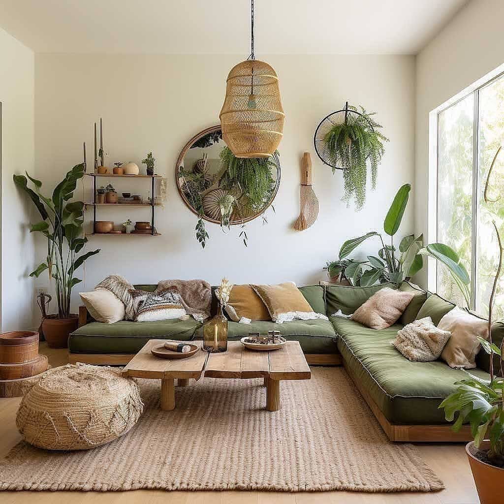 10 Cozy Modern Boho Living Room Ideas
