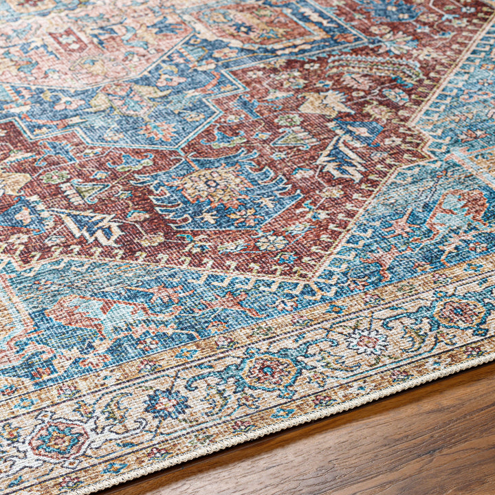 Amelie Medallion Washable Rug