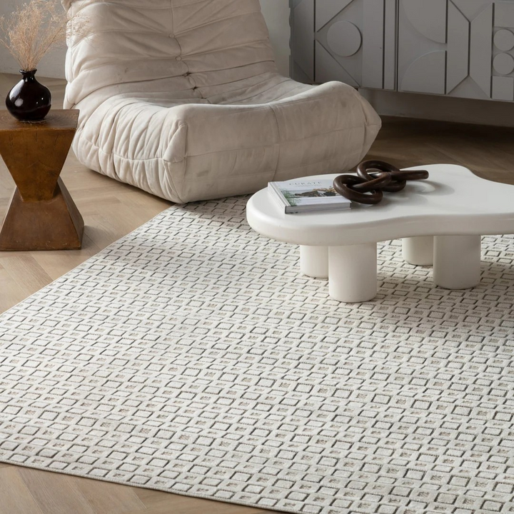 Aurora Textured Grid Rug| Style: 9414