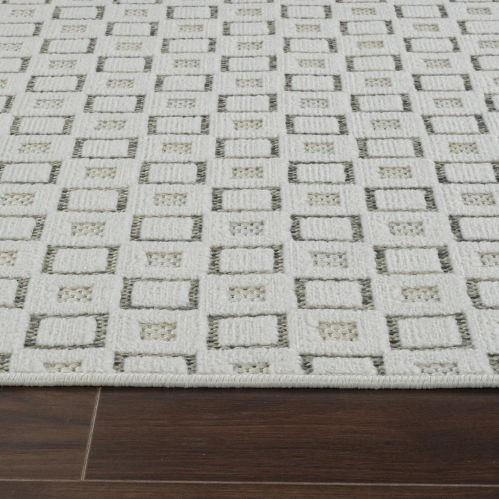 Aurora Textured Grid Rug| Style: 9414