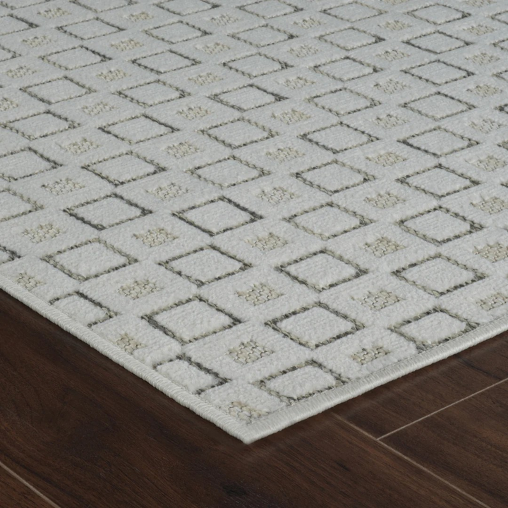 Aurora Textured Grid Rug| Style: 9414
