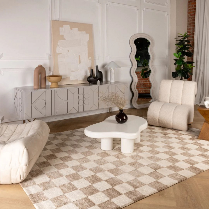 Leela Checker Rug | Style: 5002