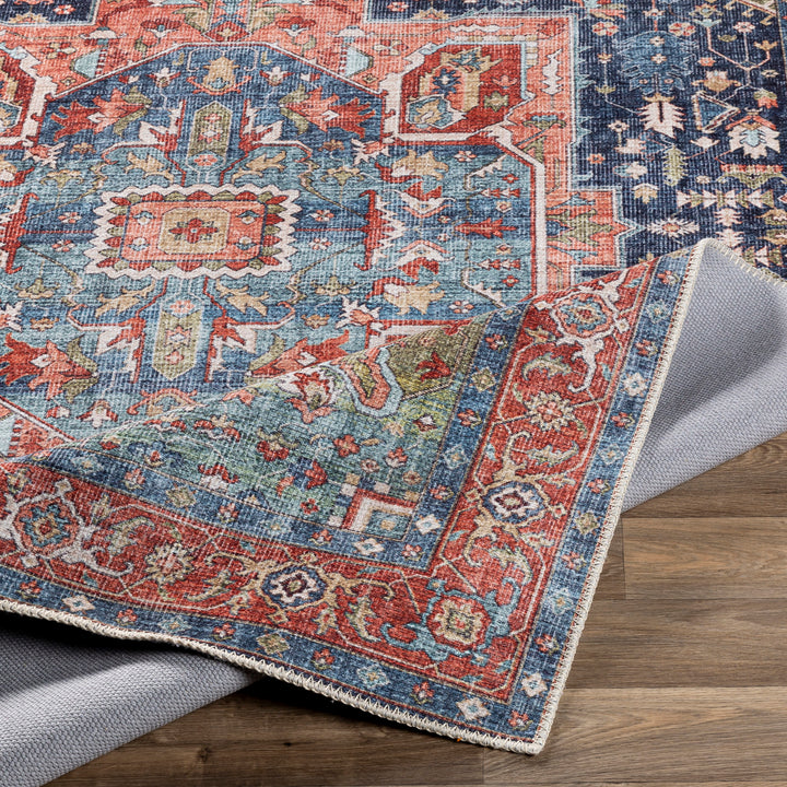 Amelie Medallion Washable Rug