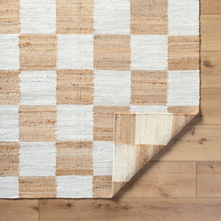 Checker Farmhouse Jute Rug