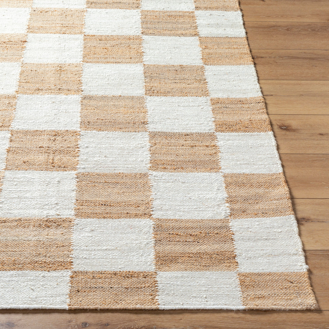 Checker Farmhouse Jute Rug