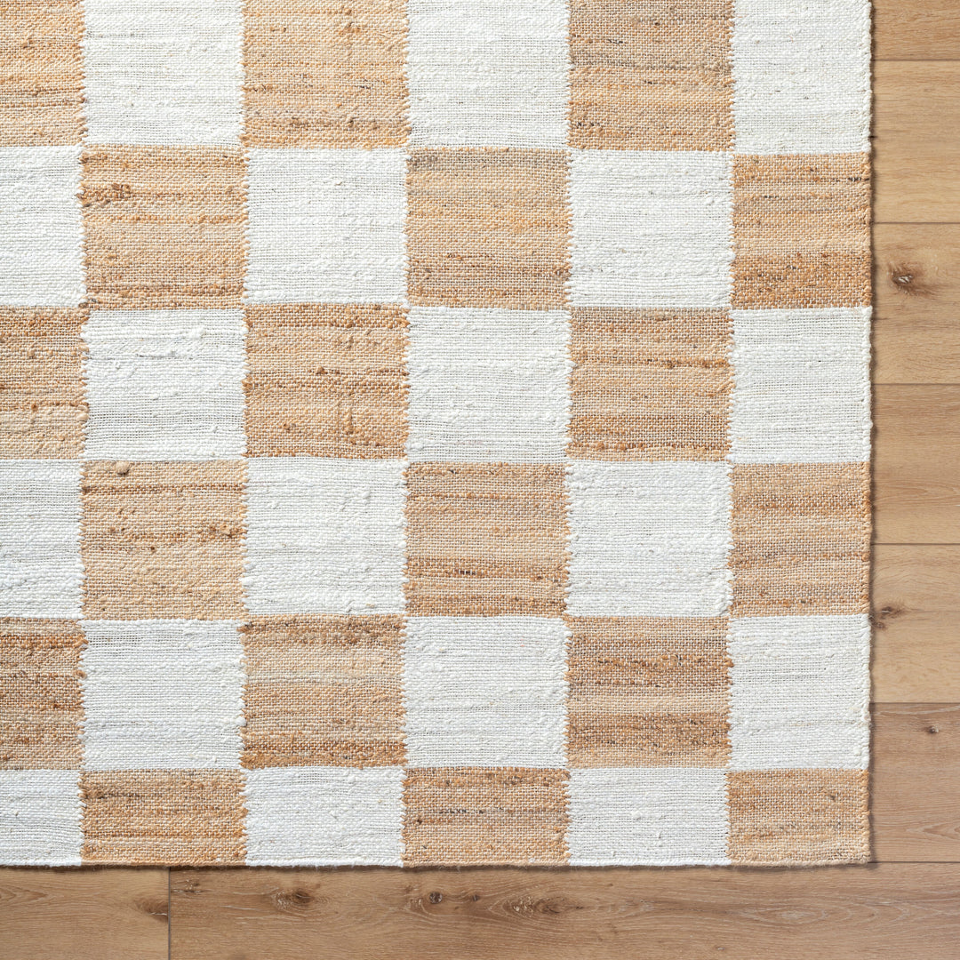 Checker Farmhouse Jute Rug