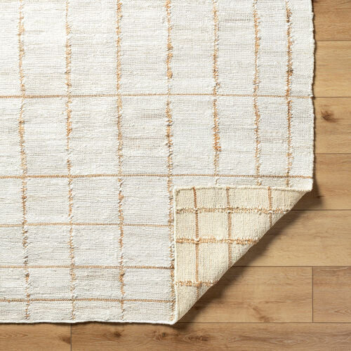 Handmade Grid Jute Rug