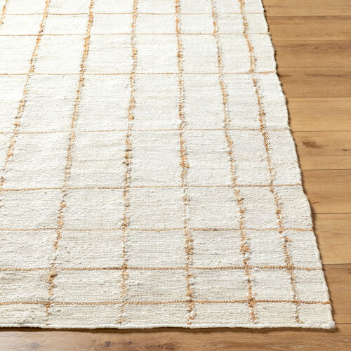 Handmade Grid Jute Rug