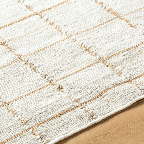 Handmade Grid Jute Rug
