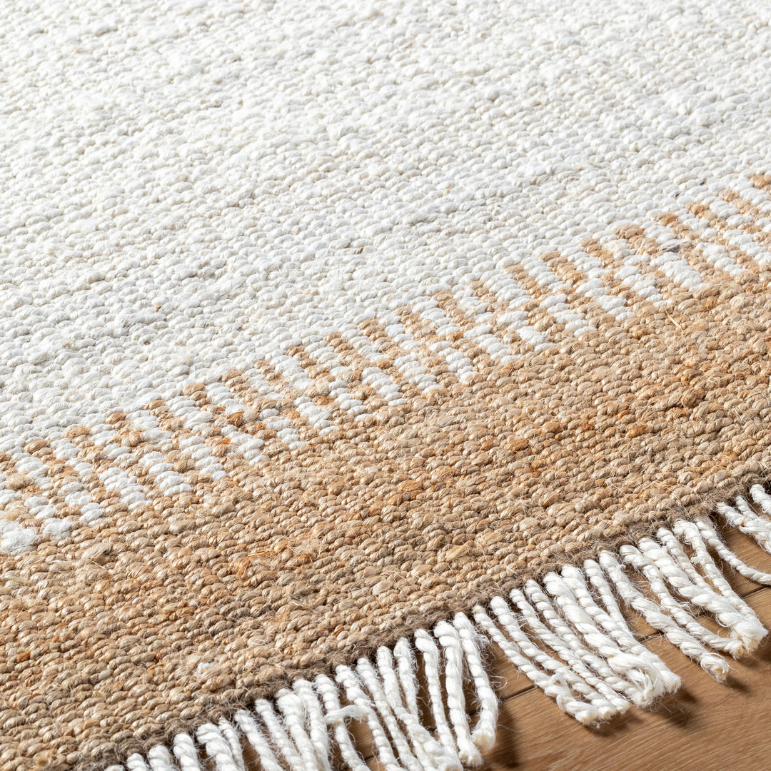 Solid Tassel Jute Rug