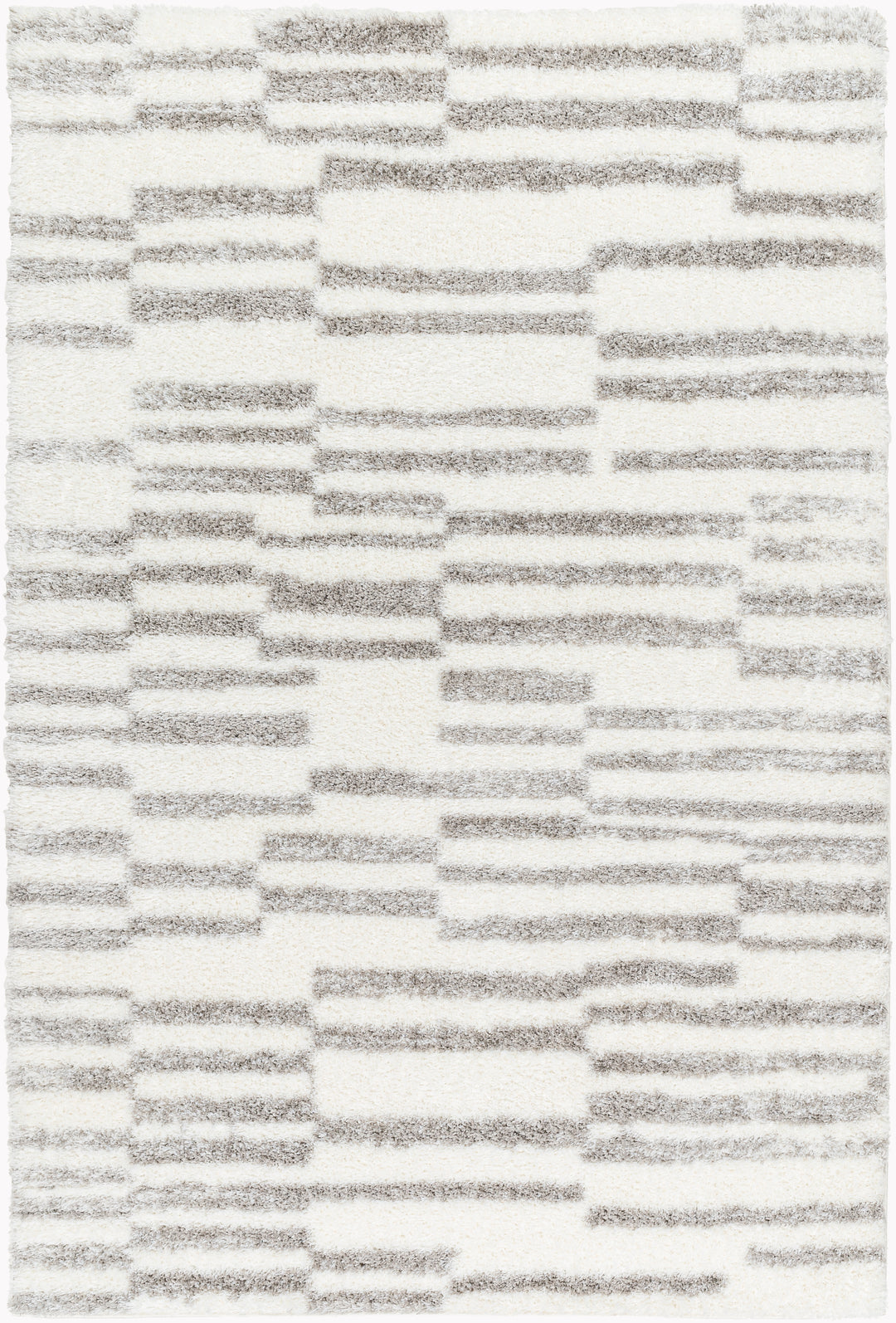 Cloudy Shag Linear Abstract Rug