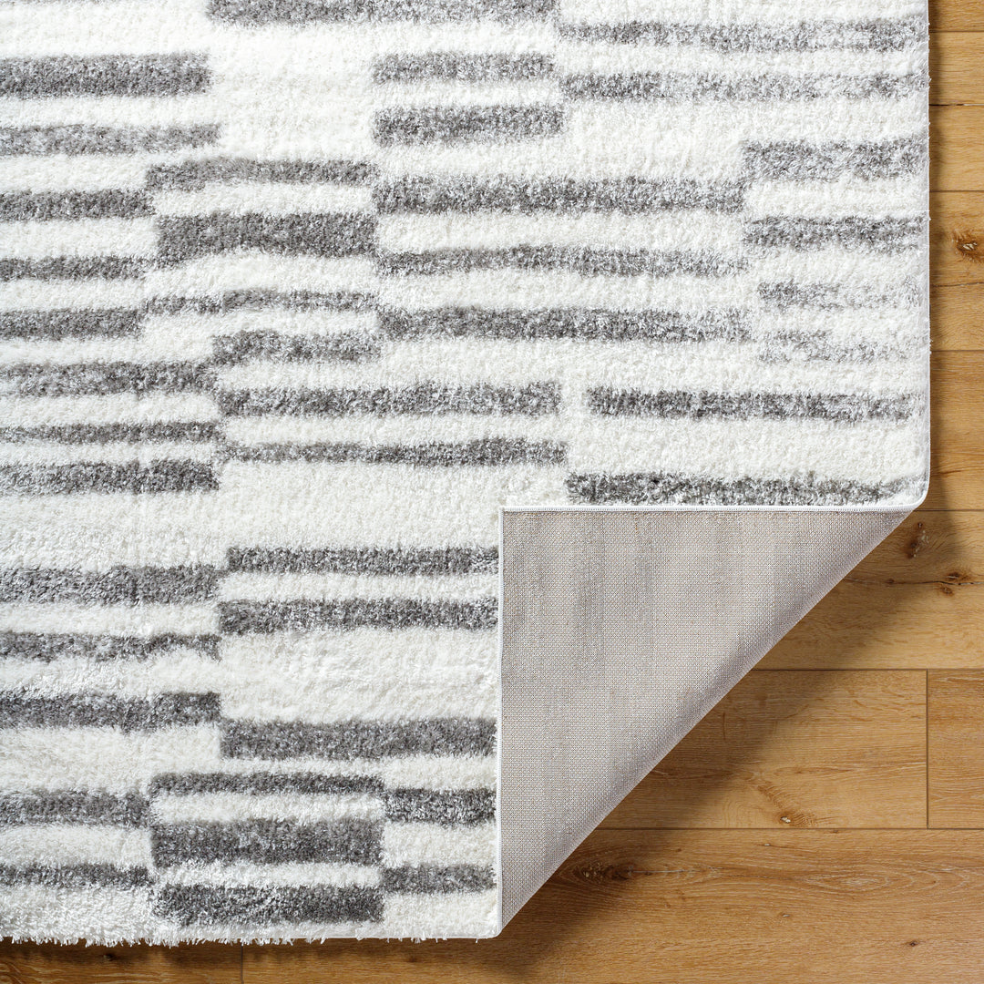 Cloudy Shag Linear Abstract Rug
