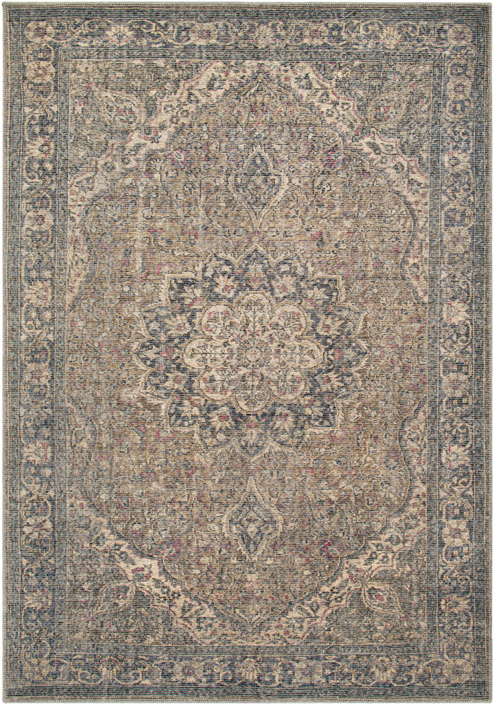 Colin Medallion Washable Rug