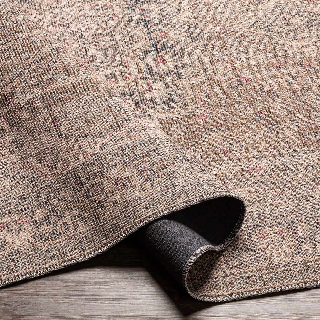 Colin Medallion Washable Rug
