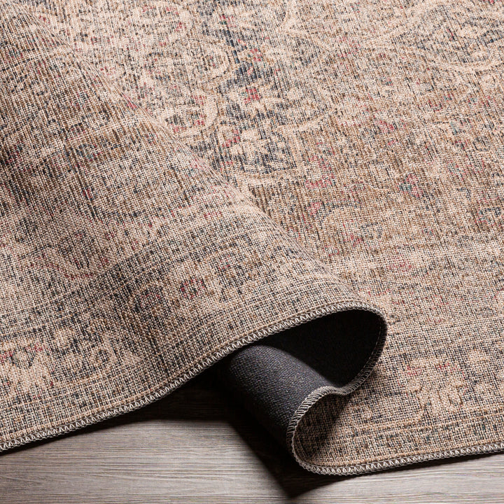 Colin Medallion Washable Rug