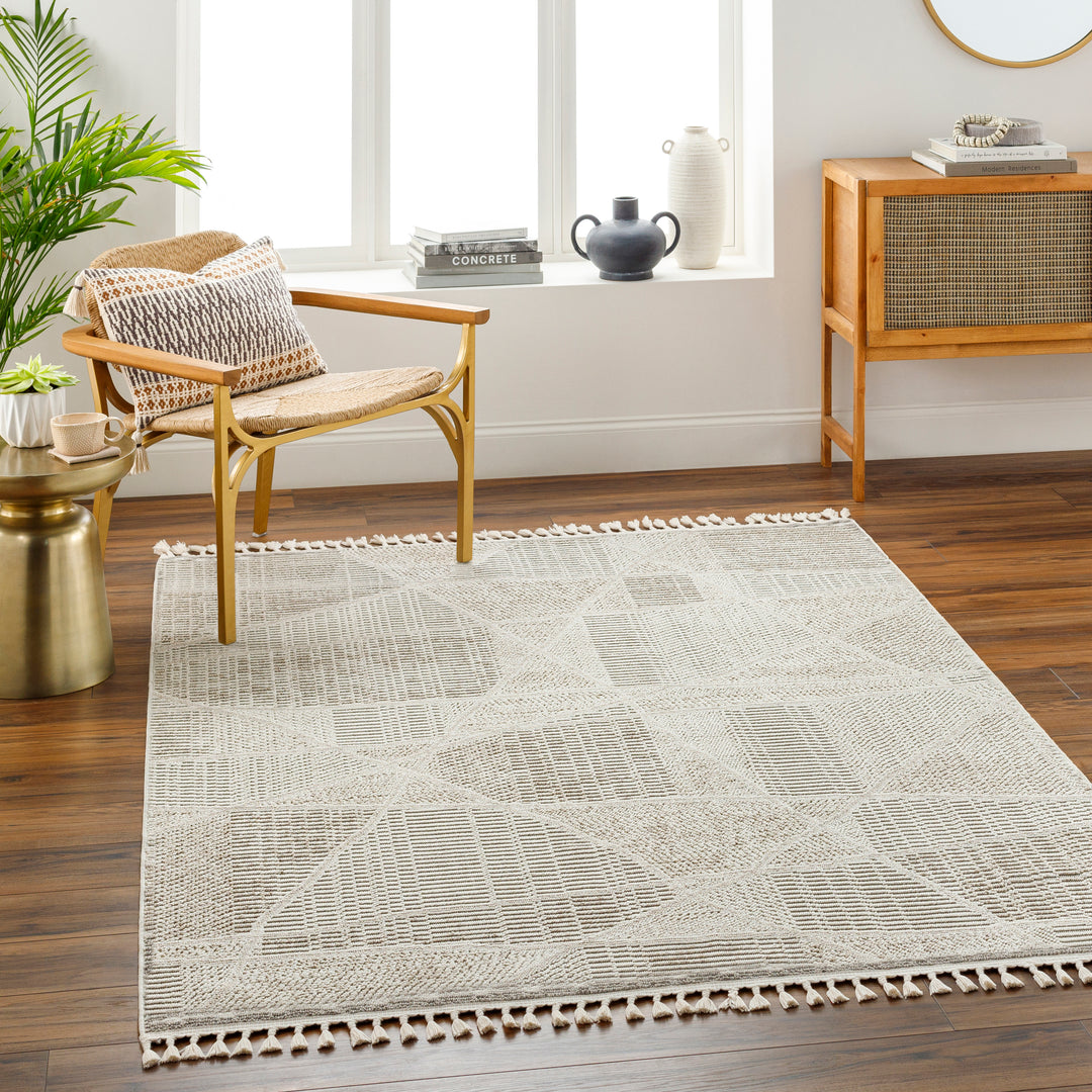 Finland Abstract Tassel Rug