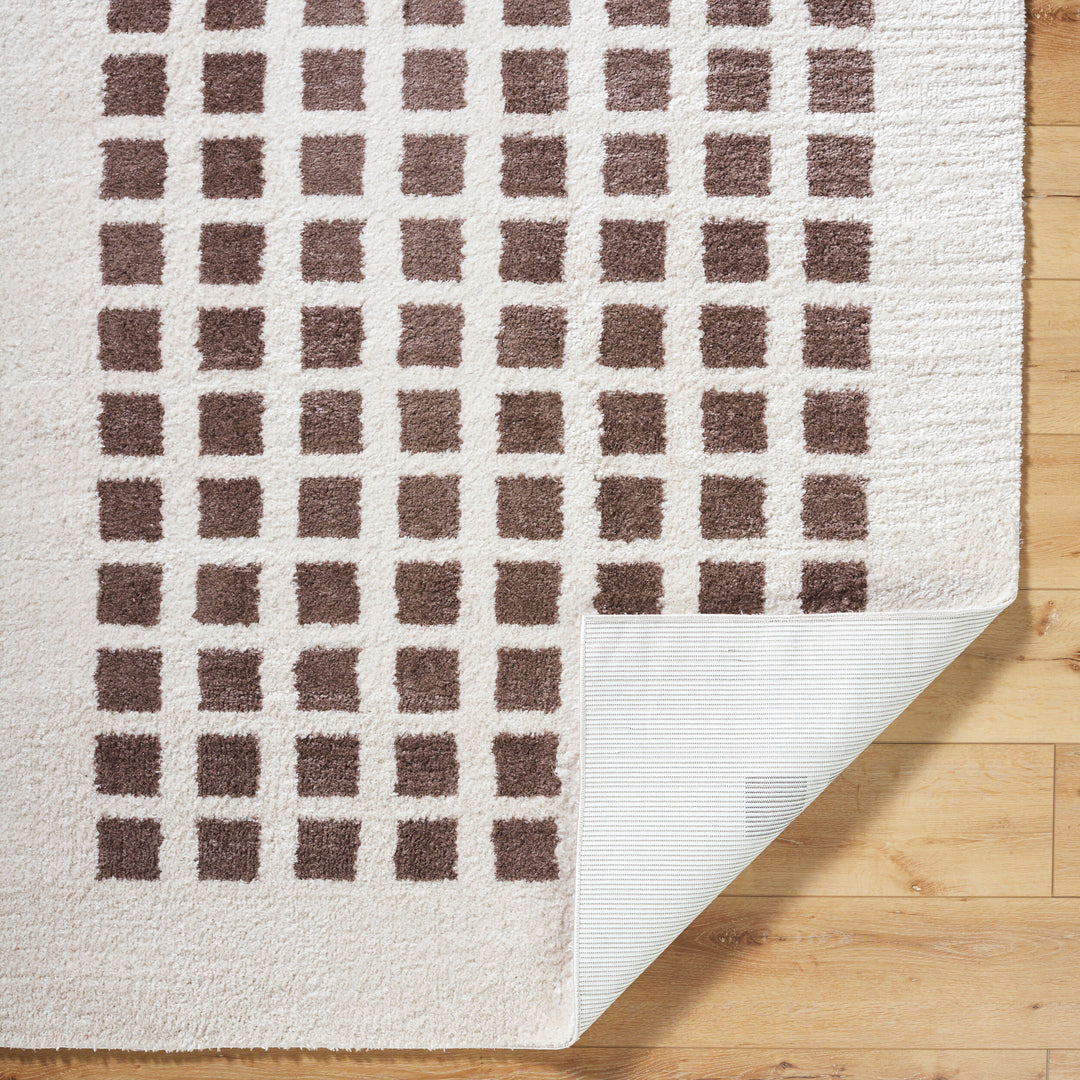 Farah Checker Block Washable Rug