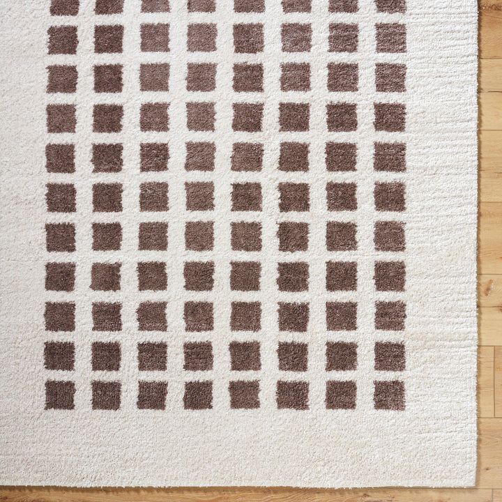 Farah Checker Block Washable Rug