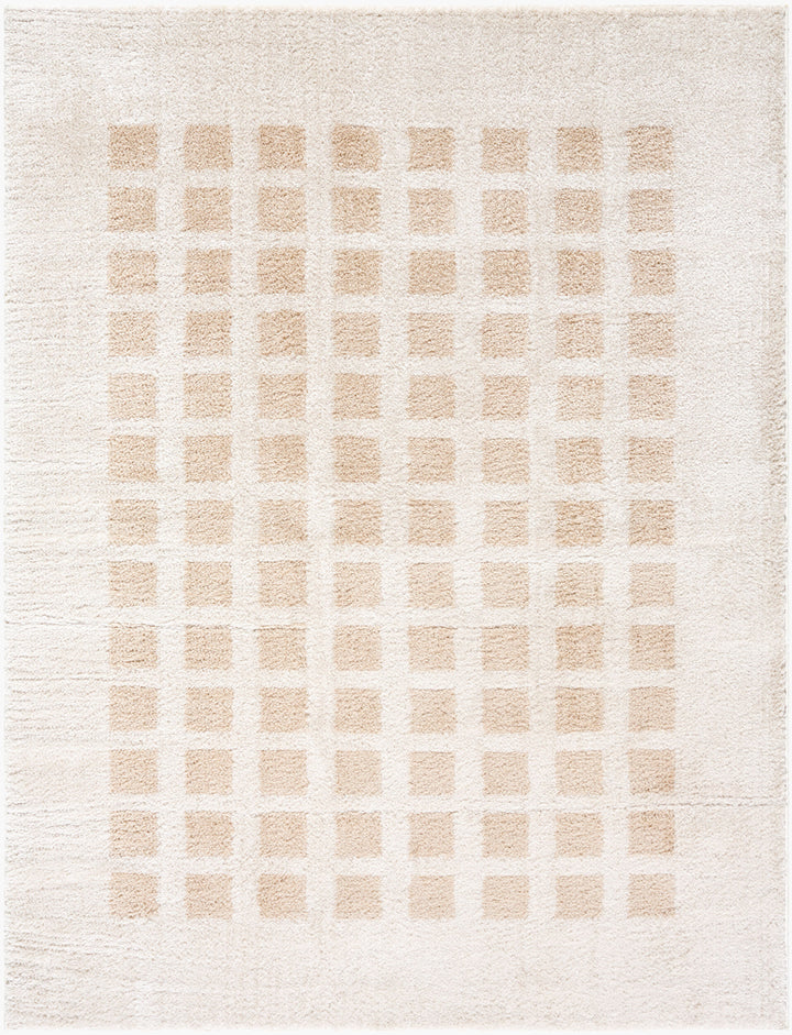 Farah Checker Block Washable Rug