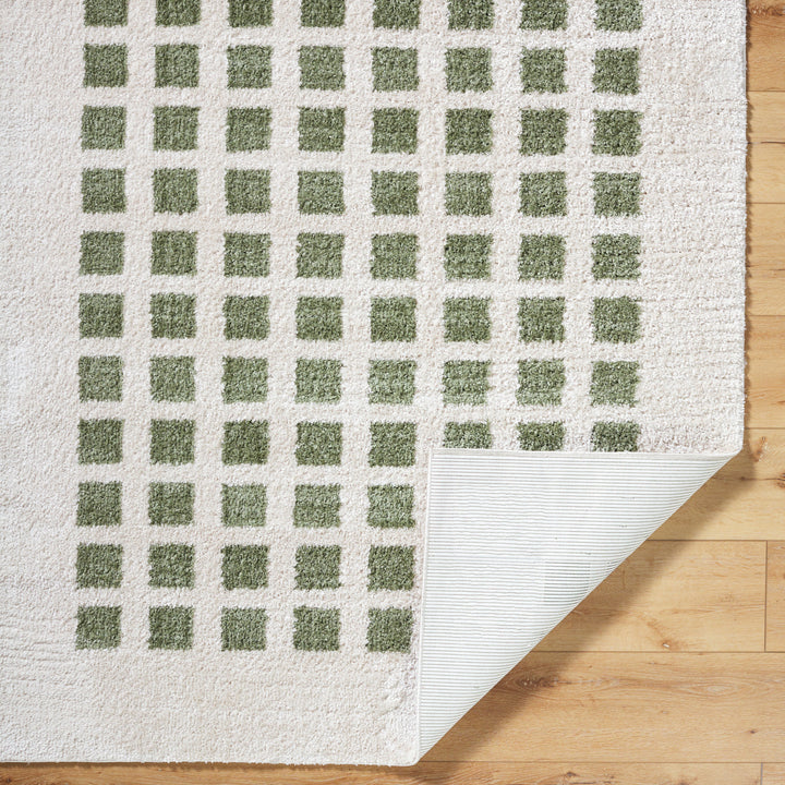 Farah Checker Block Washable Rug