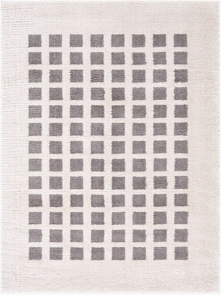 Farah Checker Block Washable Rug