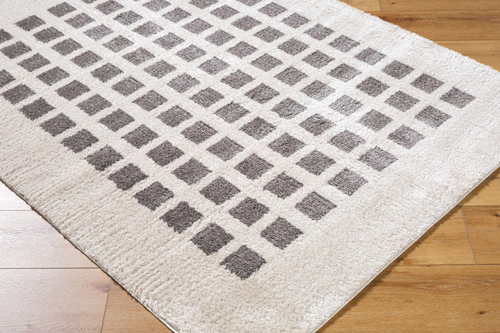 Farah Checker Block Washable Rug