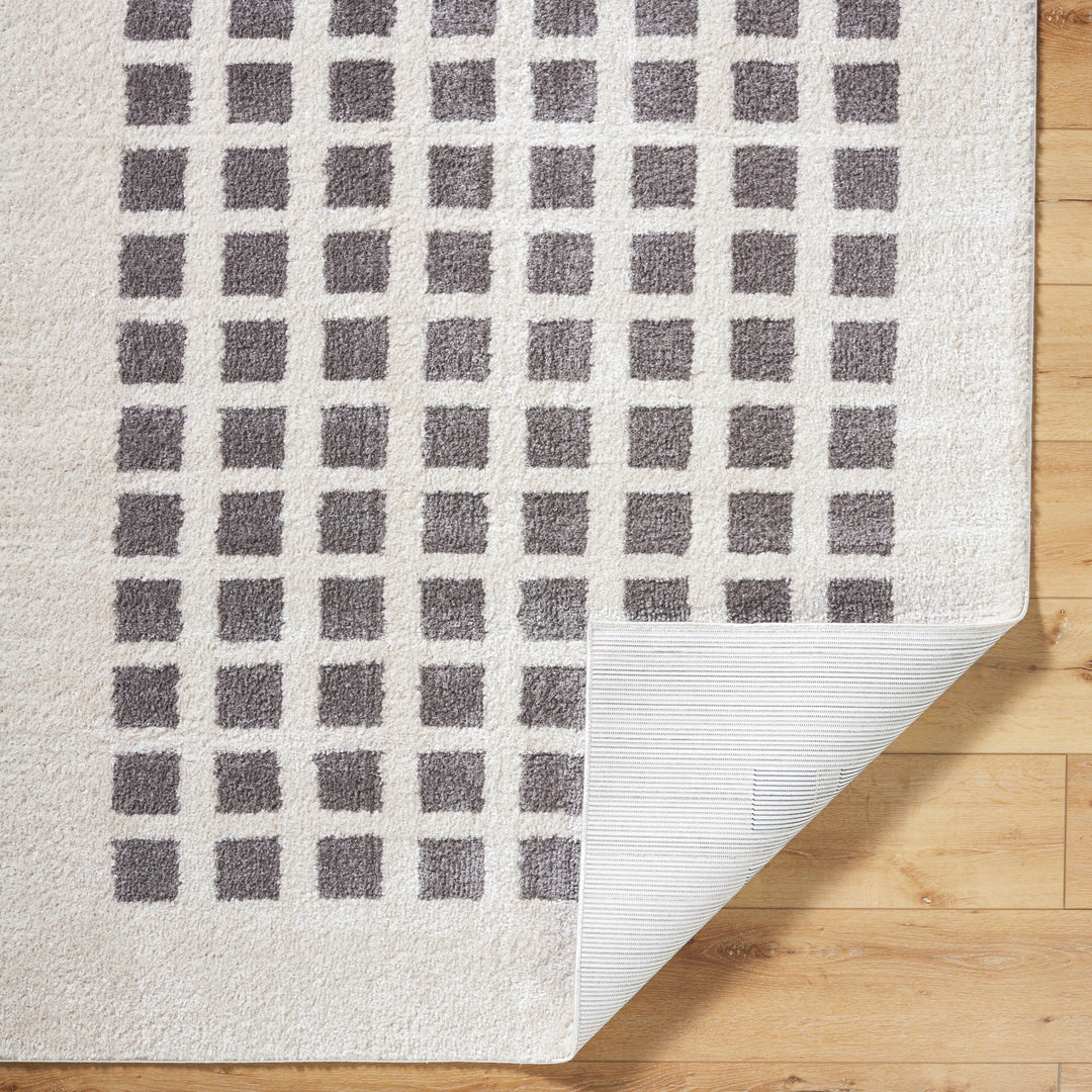 Farah Checker Block Washable Rug