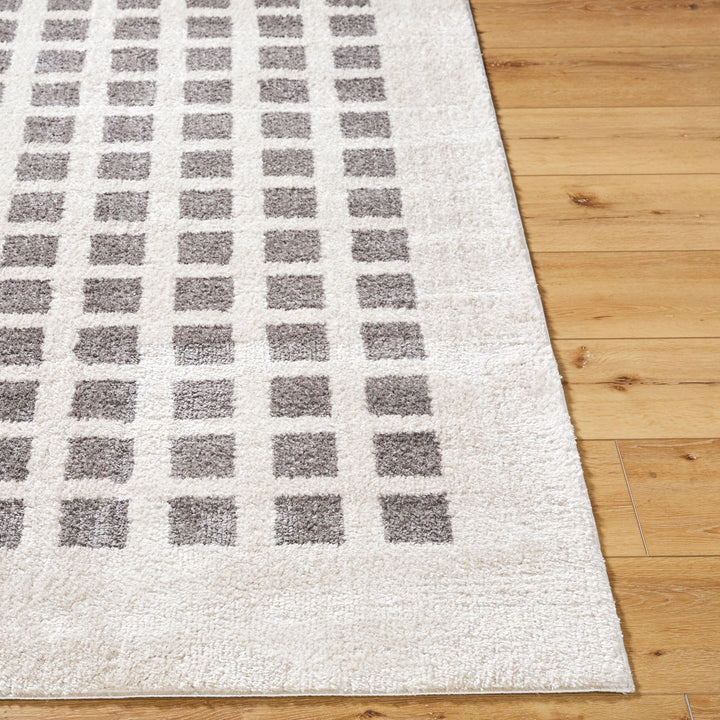 Farah Checker Block Washable Rug