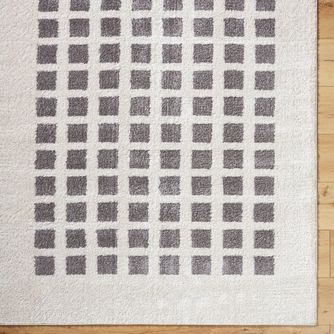 Farah Checker Block Washable Rug