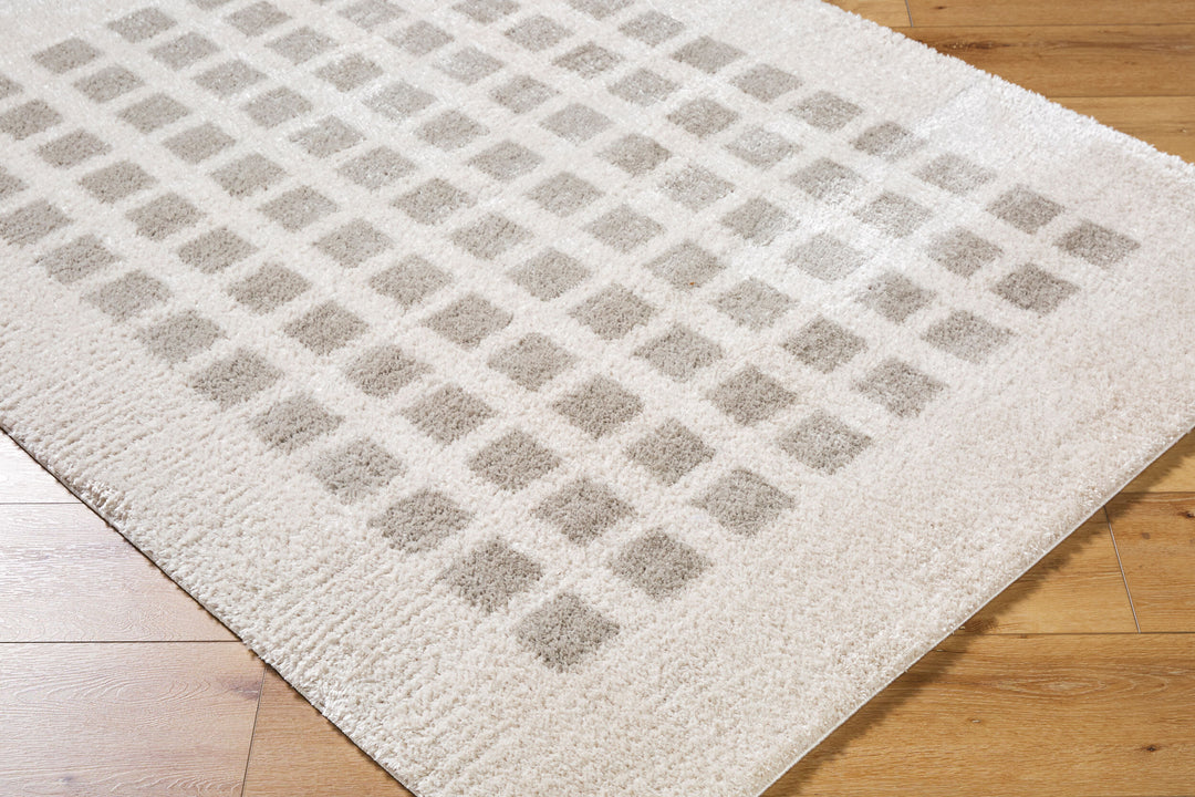 Farah Checker Block Washable Rug