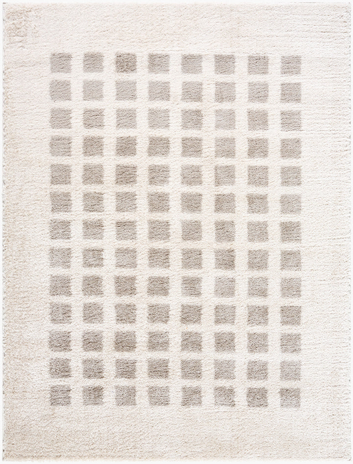 Farah Checker Block Washable Rug