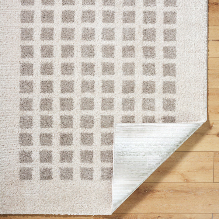 Farah Checker Block Washable Rug
