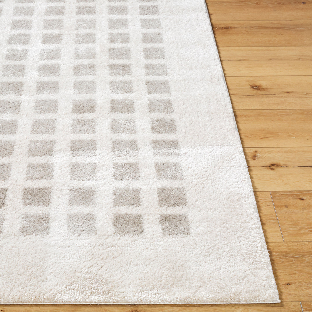 Farah Checker Block Washable Rug