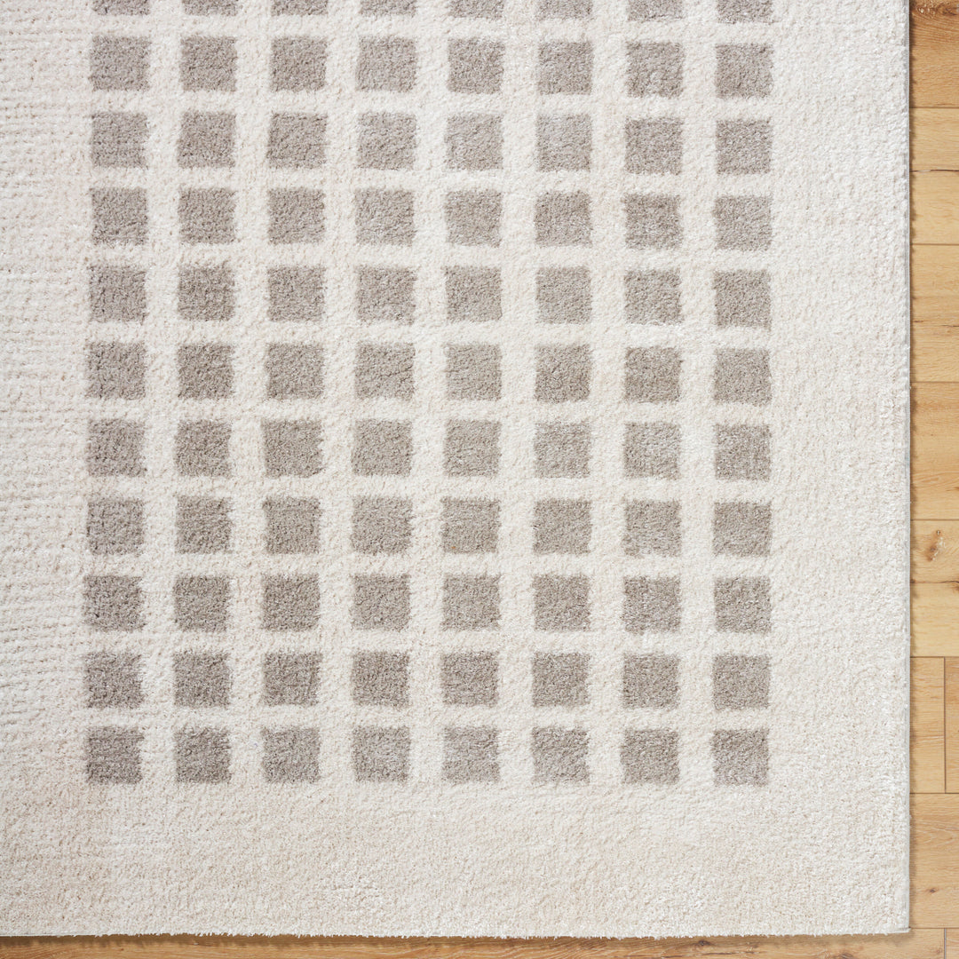 Farah Checker Block Washable Rug