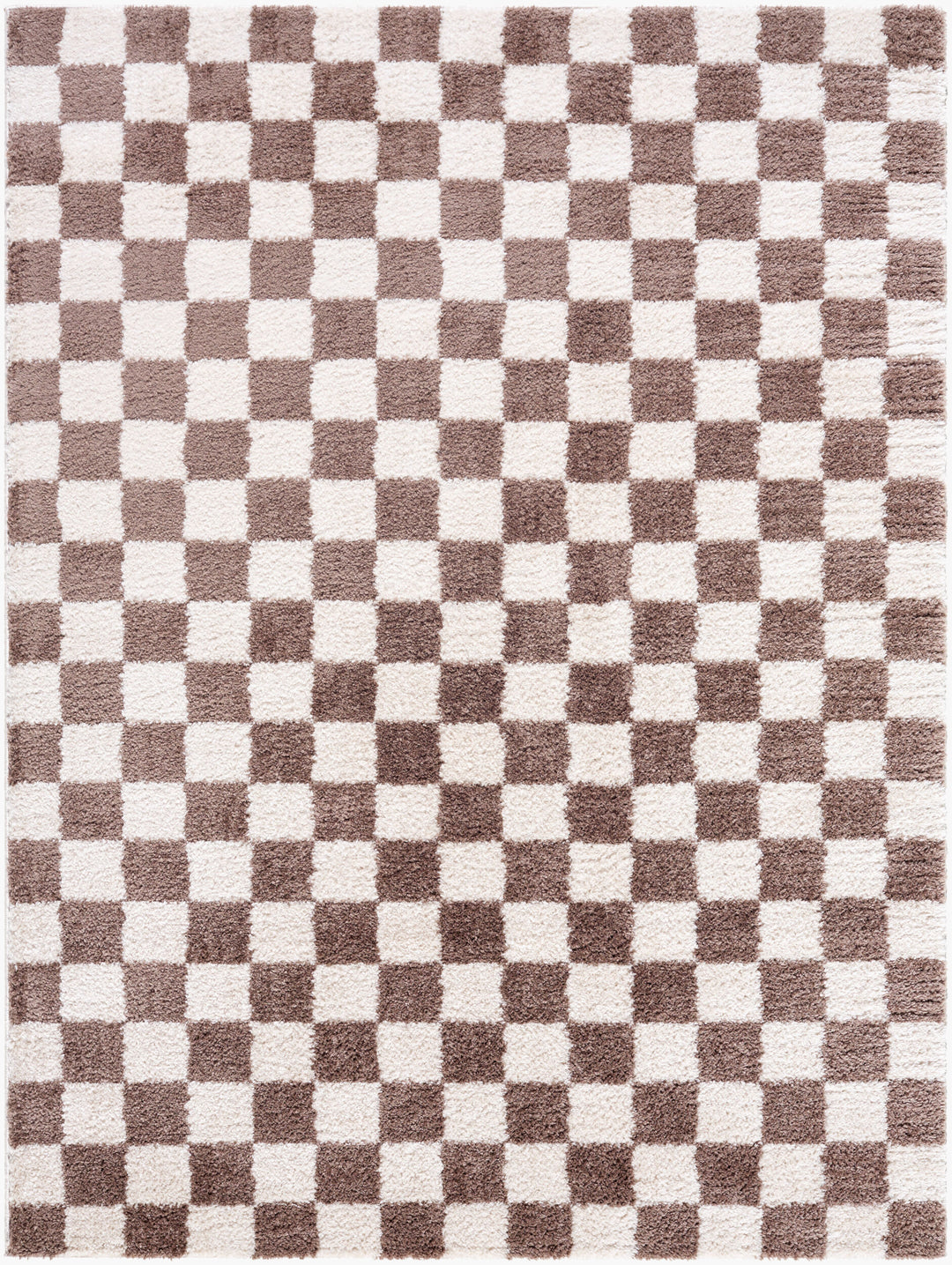 Fenix Shag Checker Washable Rug
