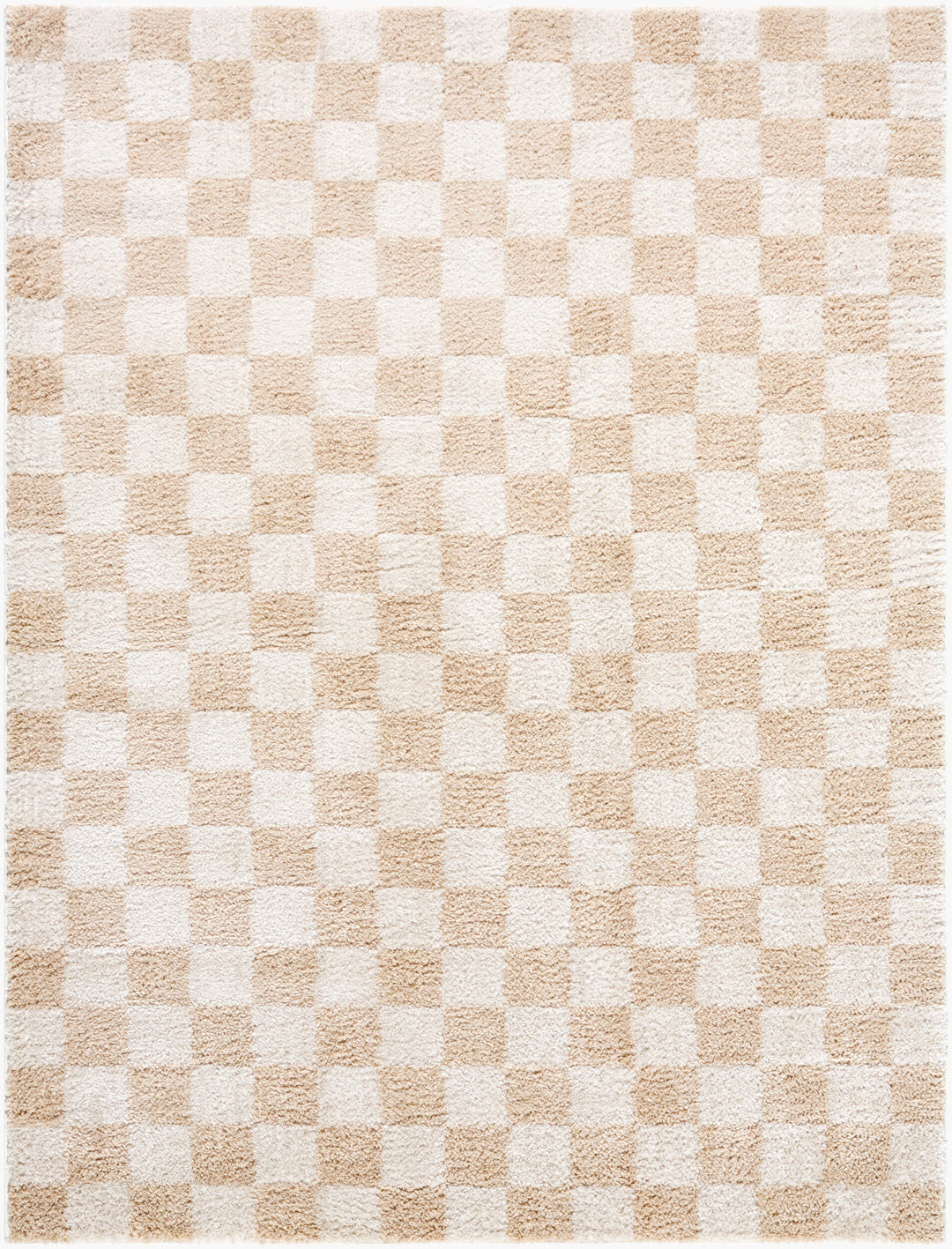 Fenix Shag Checker Washable Rug