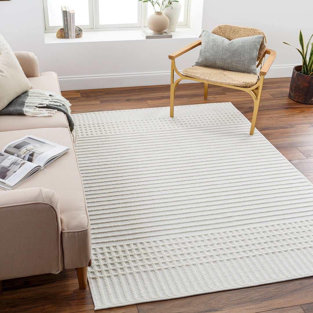 Lyna Off-White Washable Rug