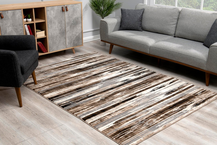 Vegas Linear Abstract Rug | Style: 7978